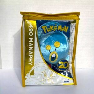 Pokémon Tomy Manaphy 20th Anniversary 8” Plush 2016 #490